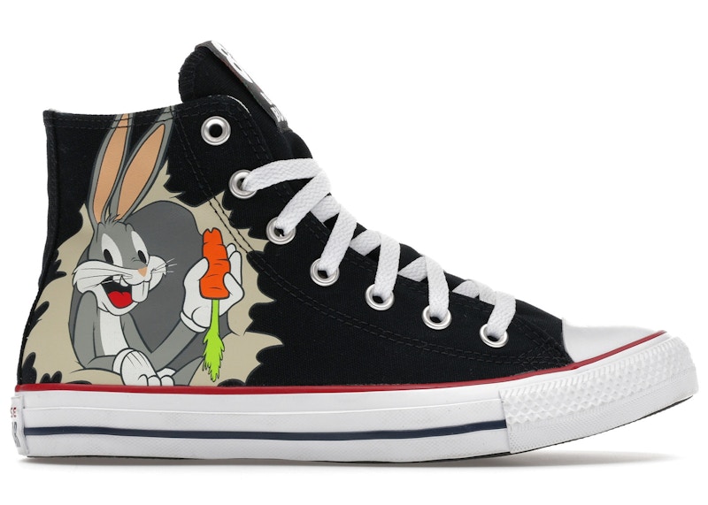 Converse Chuck Taylor All Star Hi Bugs Bunny 80th Anniversary Black
