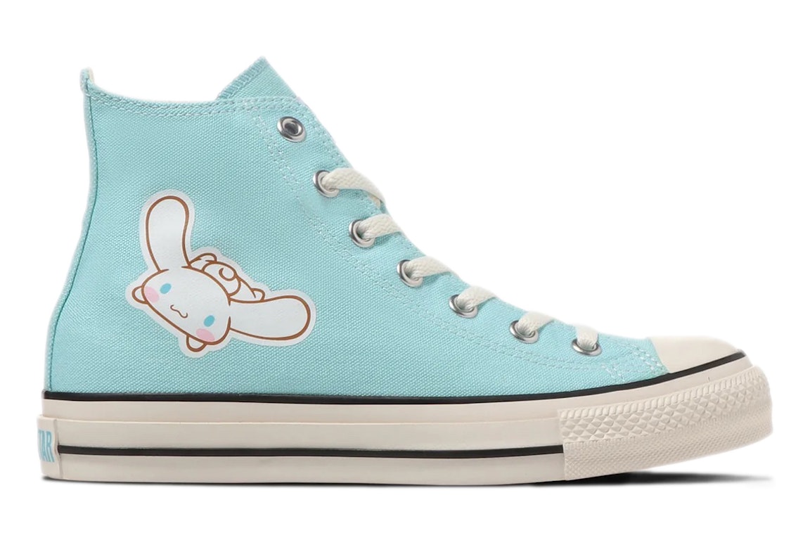 Pre-owned Converse Chuck Taylor All Star Hi Cinnamoroll (women's) In Light Blue/natural