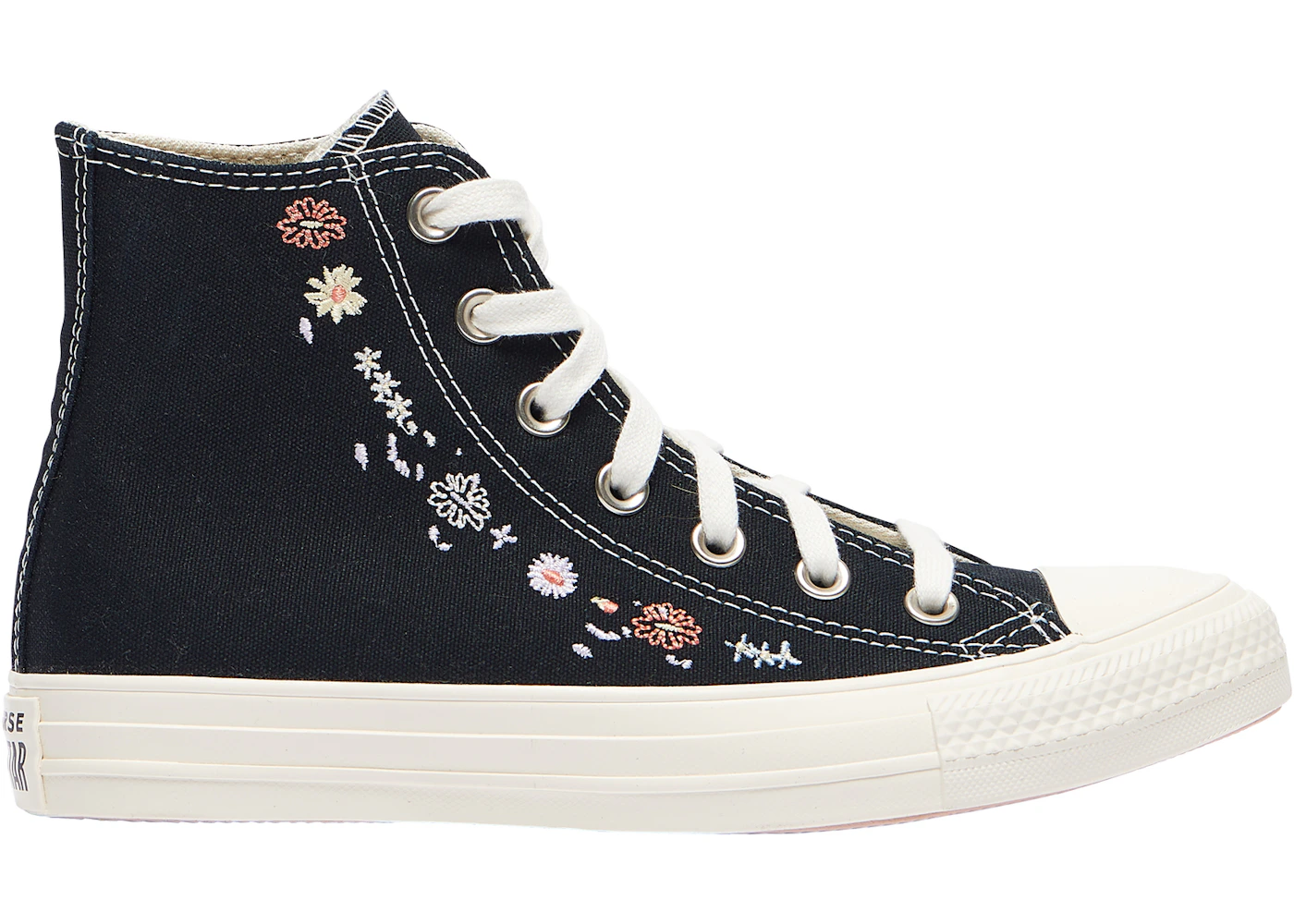 Converse embroidered floral natural Clearance