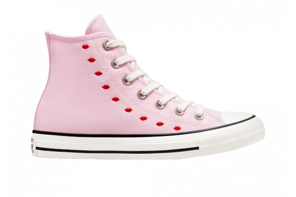 Converse Chuck Taylor All-Star Hi Embroidered Hearts Pink (W)