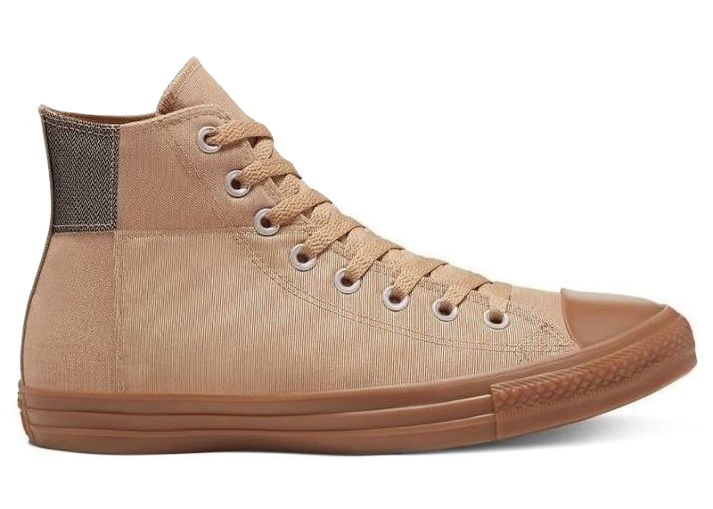 CONVERSE Pre-owned Men's Chuck Taylor All Star Hi Final Club Sneakers In Nomad Khaki/black/honey In Multi