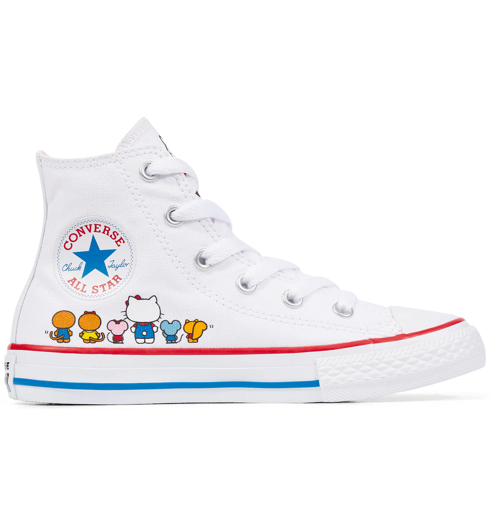 Converse Chuck Taylor All Star Hi Hello Kitty White GS Kids