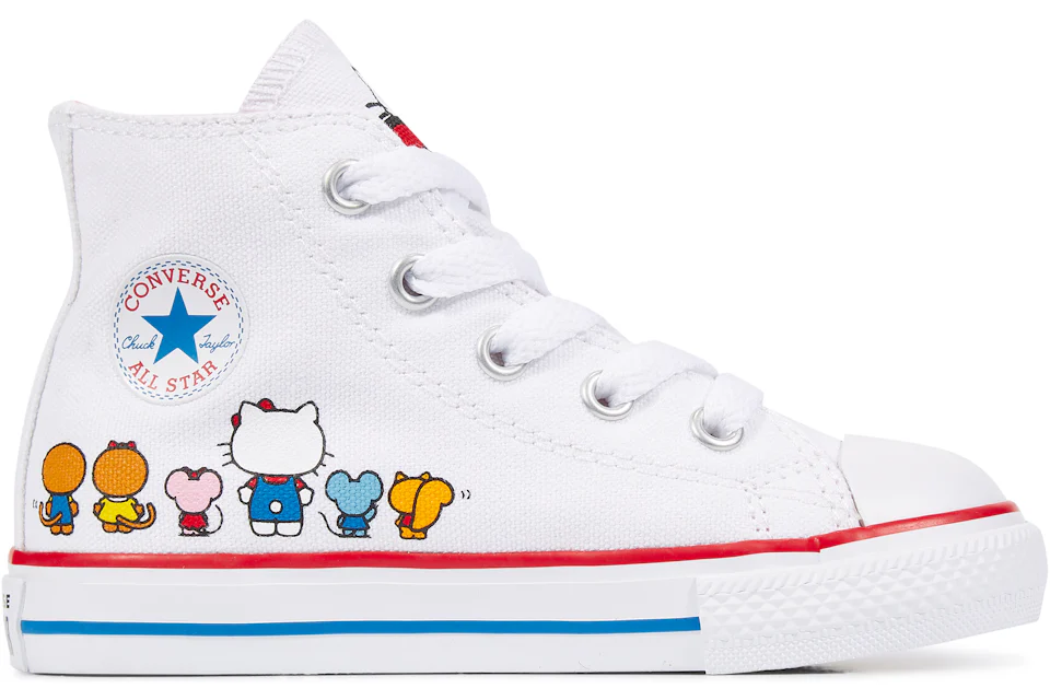 Converse Chuck Taylor All Star Hi Hello Kitty White TD 1 4 a os