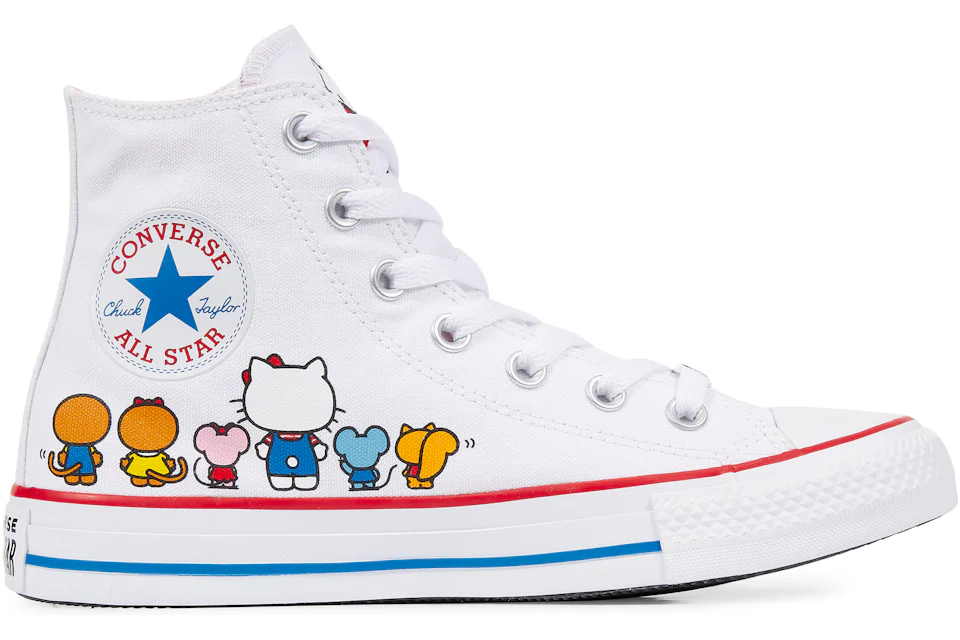 Converse and top hello kitty