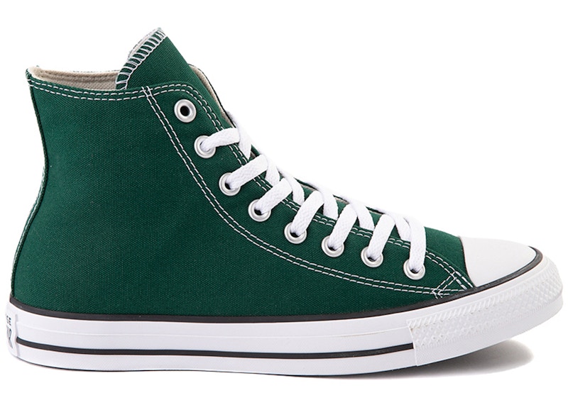 Green hotsell converse shoes