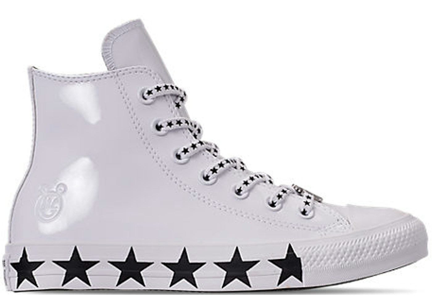 Converse Chuck Taylor All Star Hi Miley Cyrus White Black Stars W c Converse Chuck Taylor All Star Hi Miley Cyrus White Black Stars W c