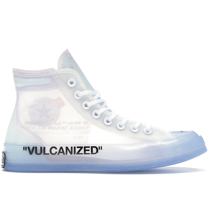 Converse Shoes Off White X Converse High Tops Converse Chuck Taylor All Star Vulcanized Hi Off-White Men's