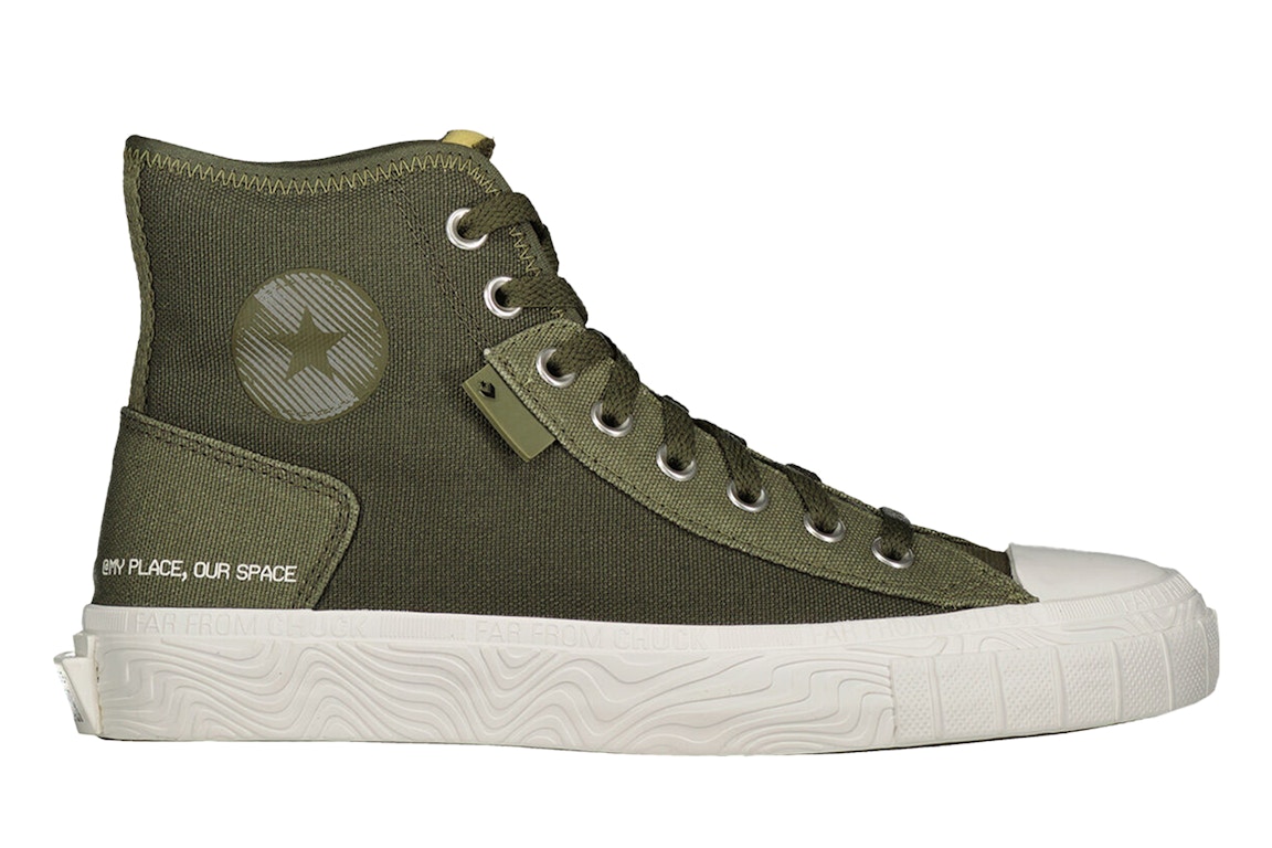 Click to view more detailed imagery on our partner's website Pre-owned Converse Chuck Taylor All Star Hi Outdoor Experience Cargo Khaki In Cargo Khaki/utility/white