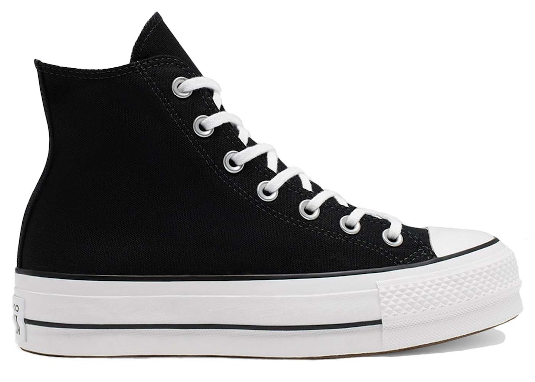Pre-owned Converse Chuck Taylor All Star Hi Platform Black White (women's) In Black/white/white