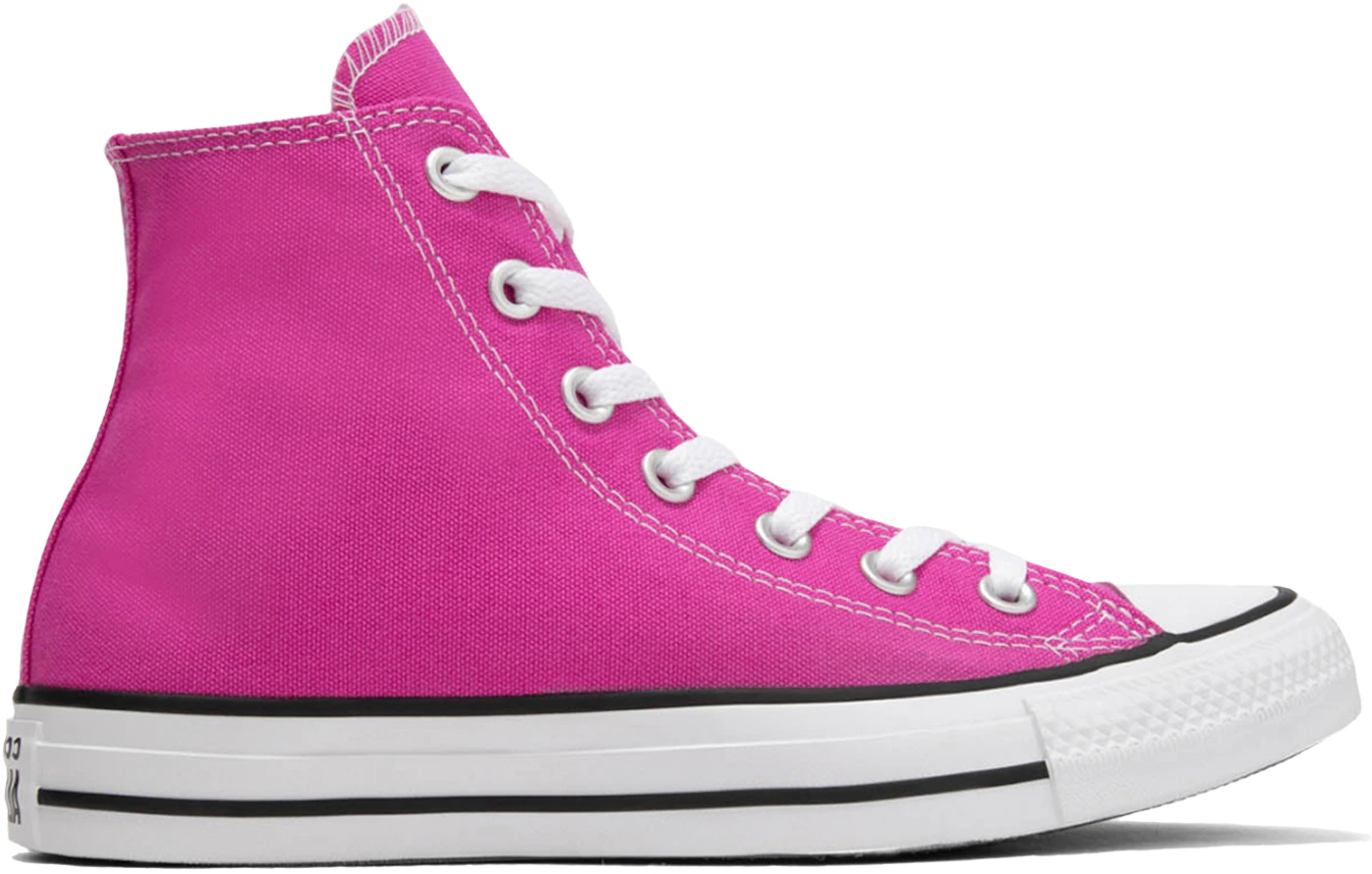 Converse Chuck Taylor All Star Hi Sneakers in Fuchsia Pink