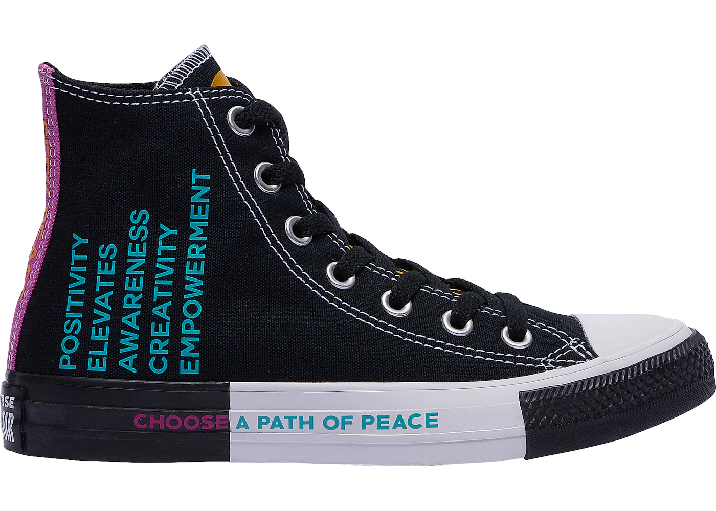 All Star Converse Seek Peace Black Converse Chuck Taylor All Star