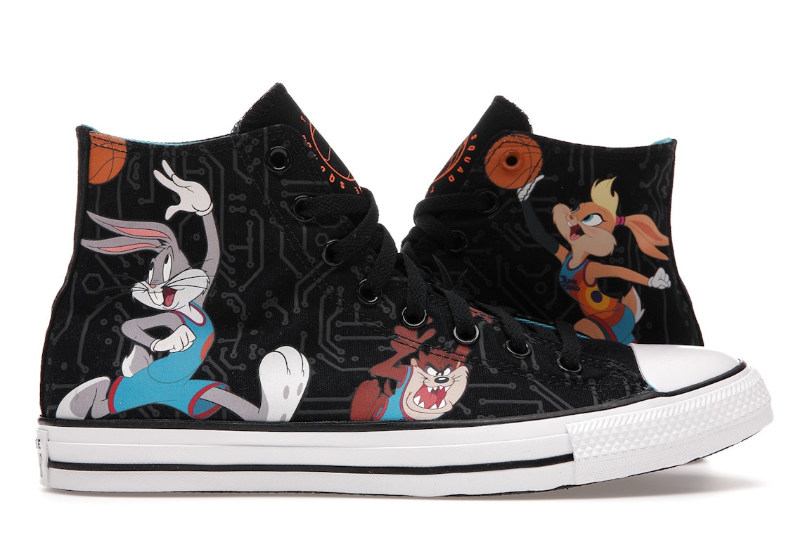 Click to view more detailed imagery on our partner's website Pre-owned Converse Chuck Taylor All-star Hi Space Jam In Black/multi/white