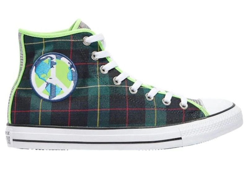 Red plaid converse clearance shoes