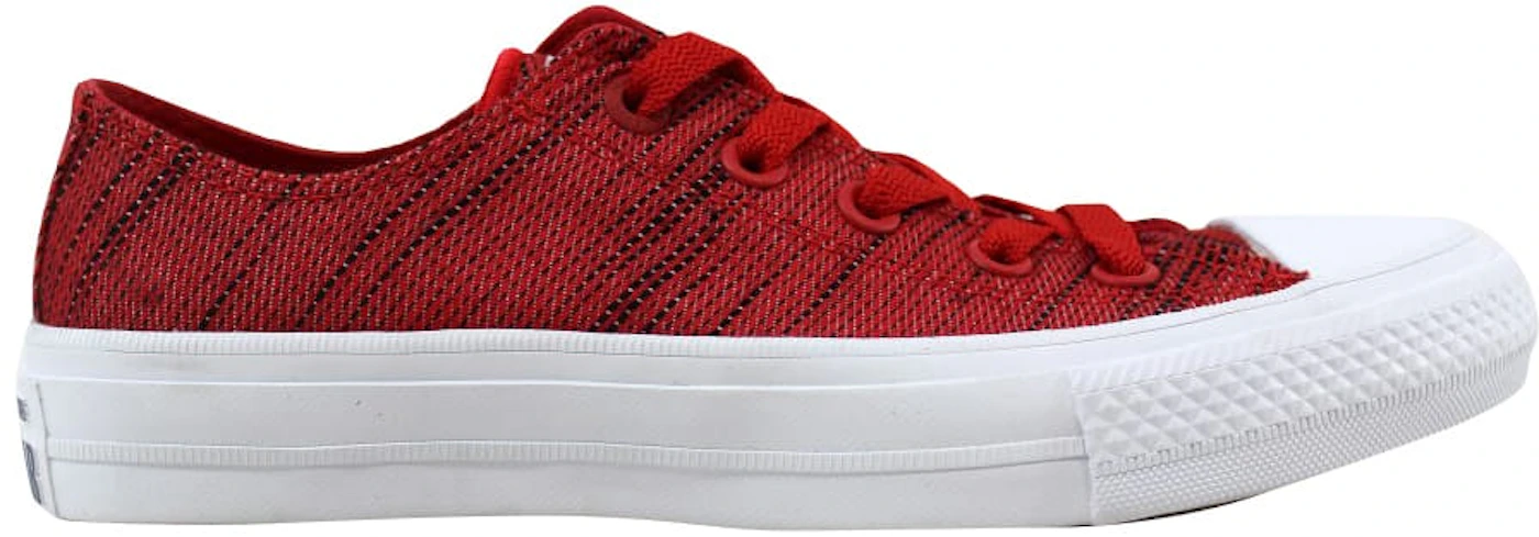 Vuggeviser At passe glas Converse Chuck Taylor All Star II Ox Red Black White Men's - 151090C - US