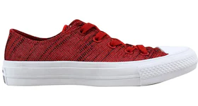 Converse Chuck Taylor All Star II Ox Red Black White