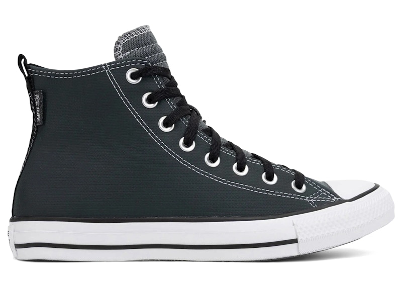 Men's Converse Chuck Taylor All Star Leather Hi Sneakers in Secret Pines/Black/White