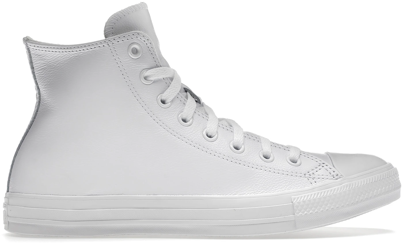 Tilskud Indigenous Martin Luther King Junior Converse Chuck Taylor All-Star Leather Hi White Monochrome Men's - 1T406 -  US