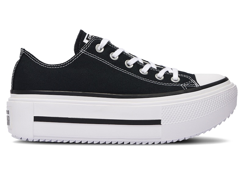 Converse Chuck Taylor All Star Lift Double Stack Low Black White