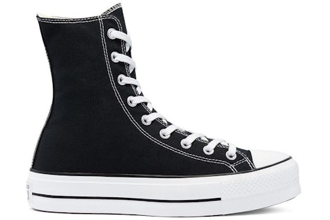 Star Lift Converse Schwarz Plateau Hoch Star Lift Chucks Schwarz