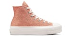 Converse Chuck Taylor All Star Lift Hi Metallic Shimmer Healing Clay (donna)