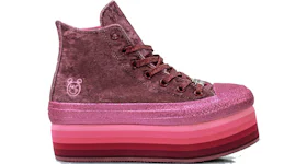 Converse Chuck Taylor All Star Hi Miley Cyrus White Black Stars