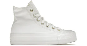 Converse Chuck Taylor All-Star Lift Platform Elevated White Gold