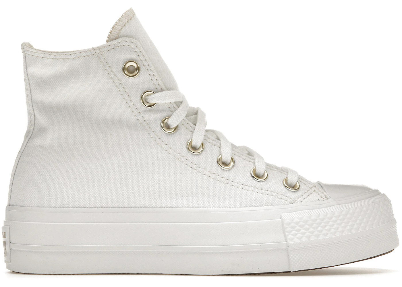 Platform Converse White And Gold Converse All Star Converse Chuck