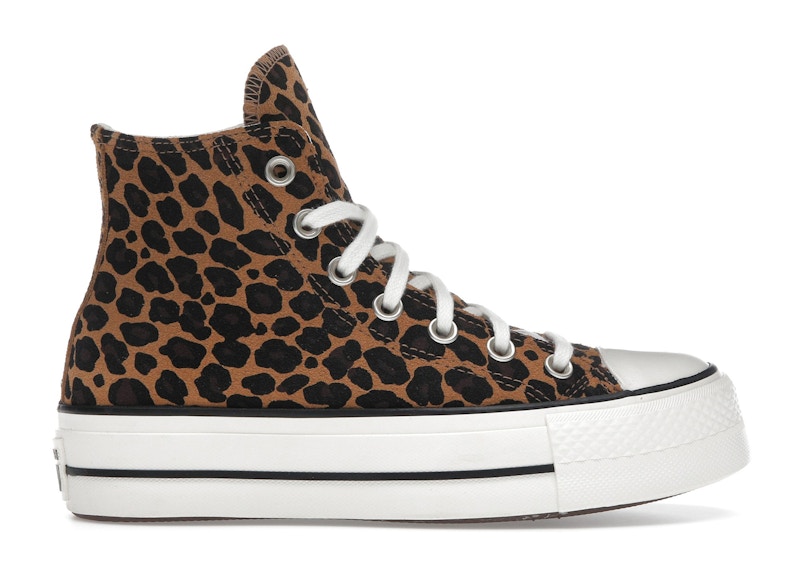 Converse Chuck Taylor All Star Lift Platform Hi Leopard Suede (Women's)