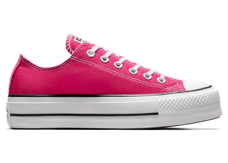 Converse Chuck Taylor All Star Lift Platform Low Cerise Rosa de mujer A11539F US