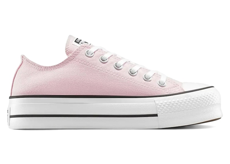 Pre-owned Converse Chuck Taylor All Star Lift Platform Low (women's) Sneakers In Sugar Berry/white/black In Multi