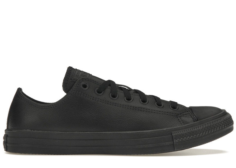 Pre-owned Converse Men's  Chuck Taylor All Star Ox Mono Sneakers In Black