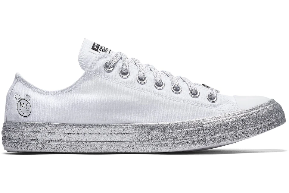Converse Chuck Taylor All Star Low Miley Cyrus White Silver