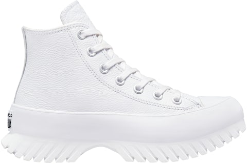 Star Lugged Converse White Leather Converse Chuck Taylor All Star