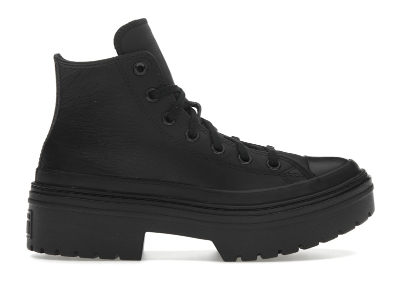 Pre-owned Converse Chuck Taylor All Star Lugged Heel Platform Hi (women's) Sneakers In Black