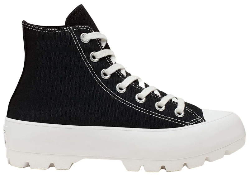 Converse Chuck Taylor All Star Lugged Hi Black White 565901C US