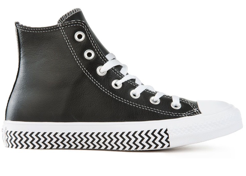 Pre-owned Converse Chuck Taylor All Star Missionv High (women's) Sneakers In Black/white In Multi