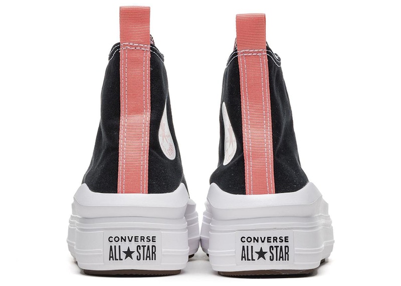 Converse all star outlet black and pink