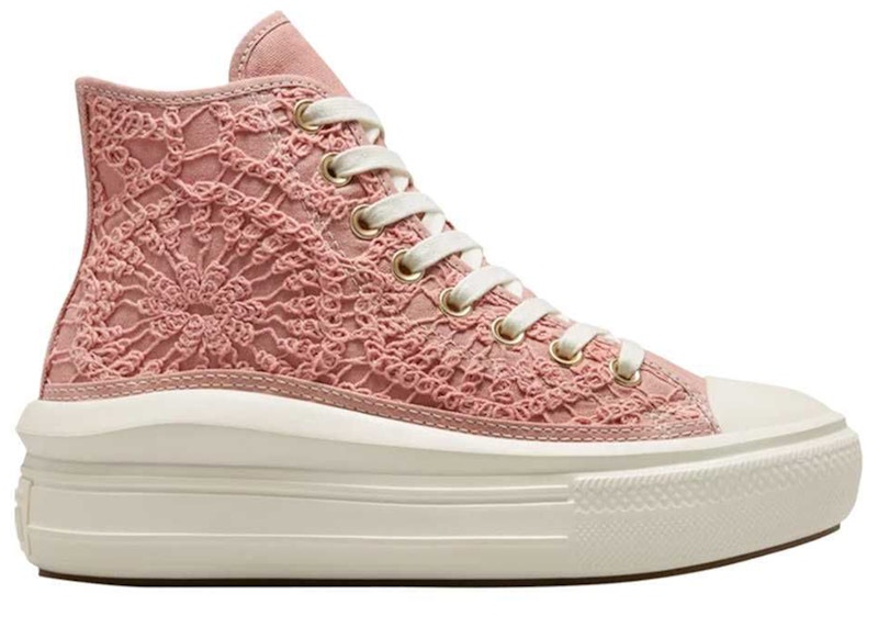 Converse on sale platform pink