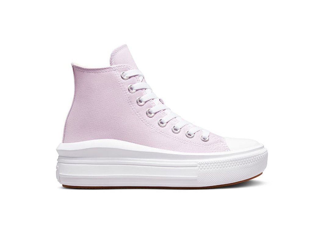 Pre-owned Converse Chuck Taylor All Star Move Platform Pale Amethyst (women's) In Pale Amethyst (w)