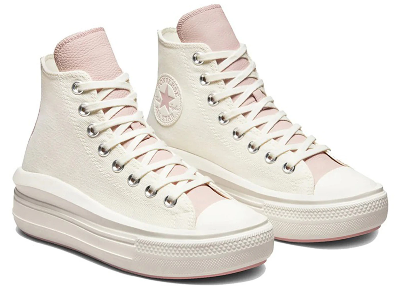 Converse Chuck Taylor All Star Move Platform Tonal Materials Egret Rust ...