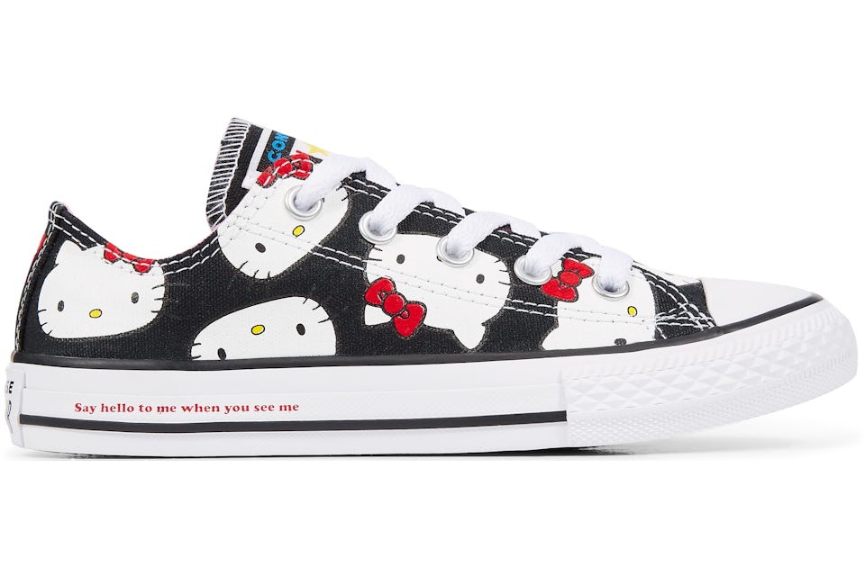 Converse Chuck Taylor All Star Ox Hello Kitty Black GS Kids