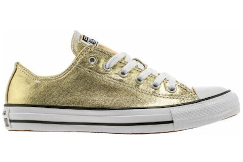 Gold All Star Converse Converse Chuck Taylor All Star Ox Light