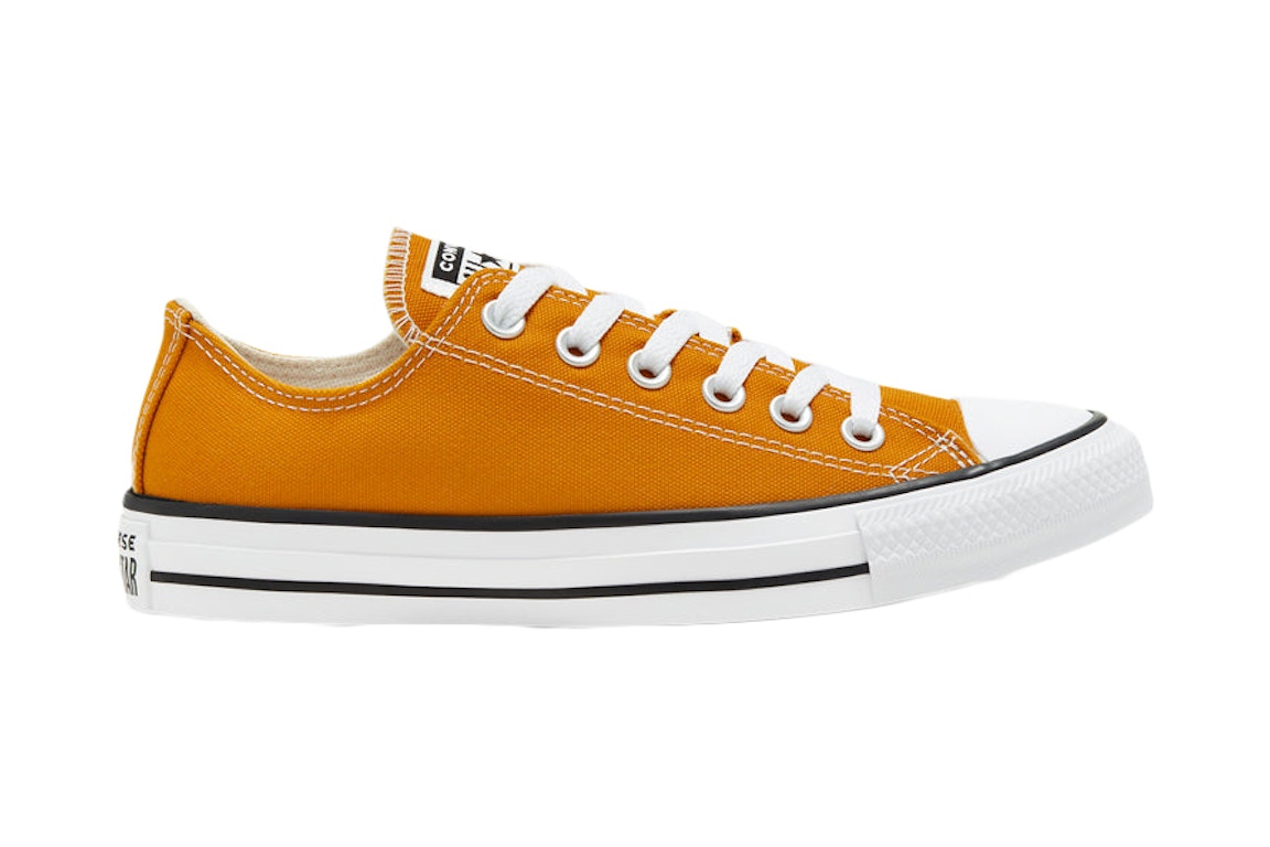 Click to view more detailed imagery on our partner's website Pre-owned Converse Chuck Taylor All-star Ox Saffron Yellow In Saffron Yellow/white/black