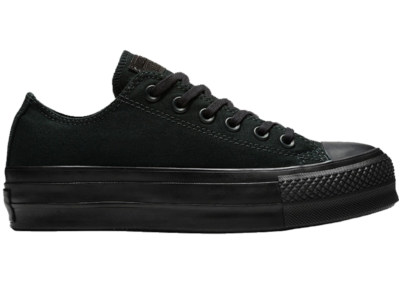 All black wedge converse Clearance