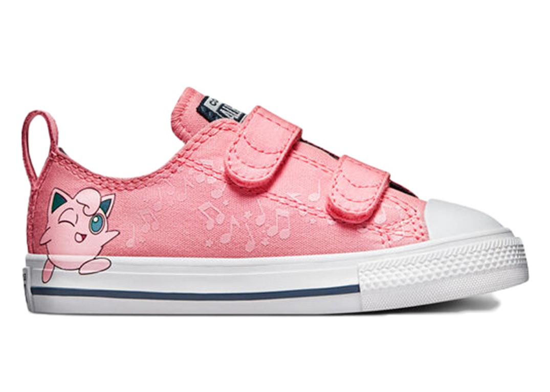 Pre-owned Converse Chuck Taylor All Star Pokemon Jigglypuff (td) In Pink/white