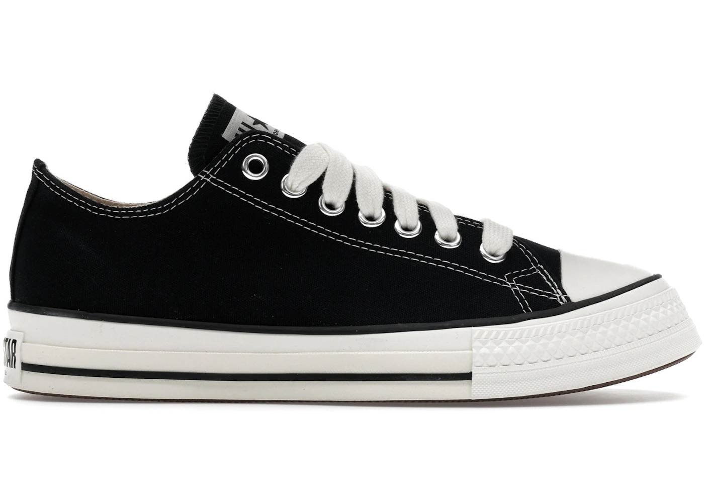 Converse Chuck Taylor All Star Throwback Low Black Vintage White