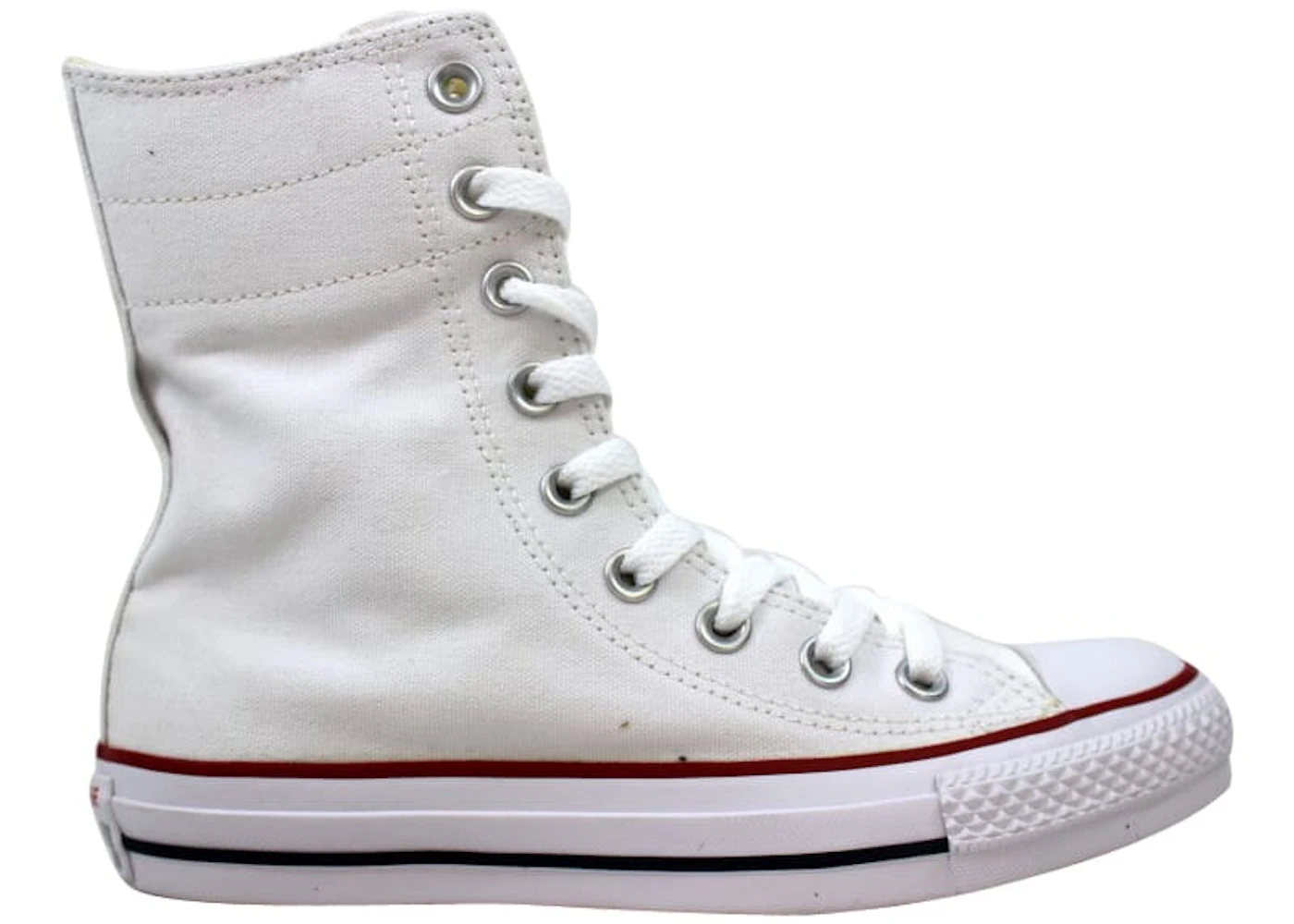 Converse Chuck Taylor Hi Rise Xtra High White Blue (Women's) - 549588F - US