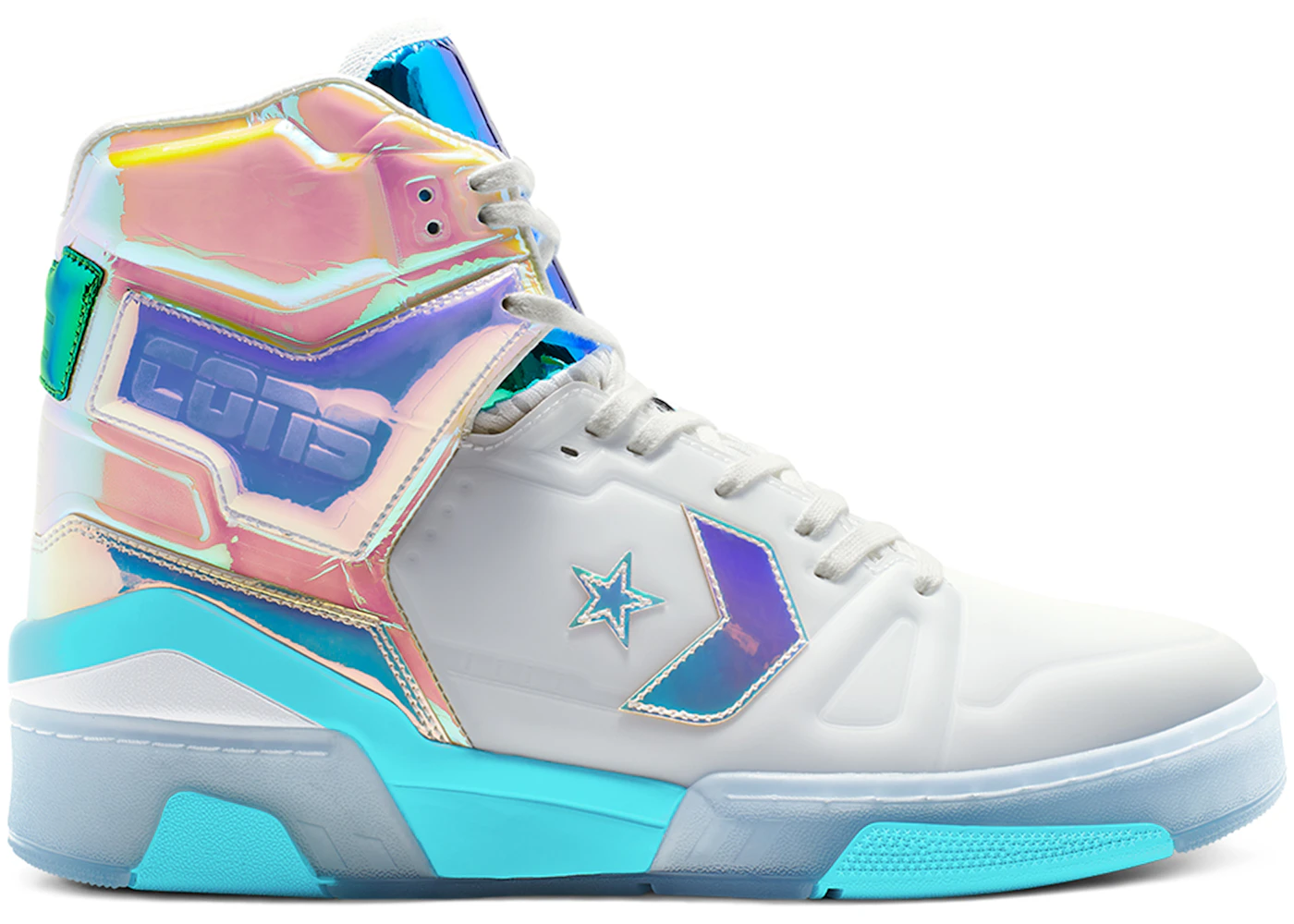 Converse high tops iridescent hotsell