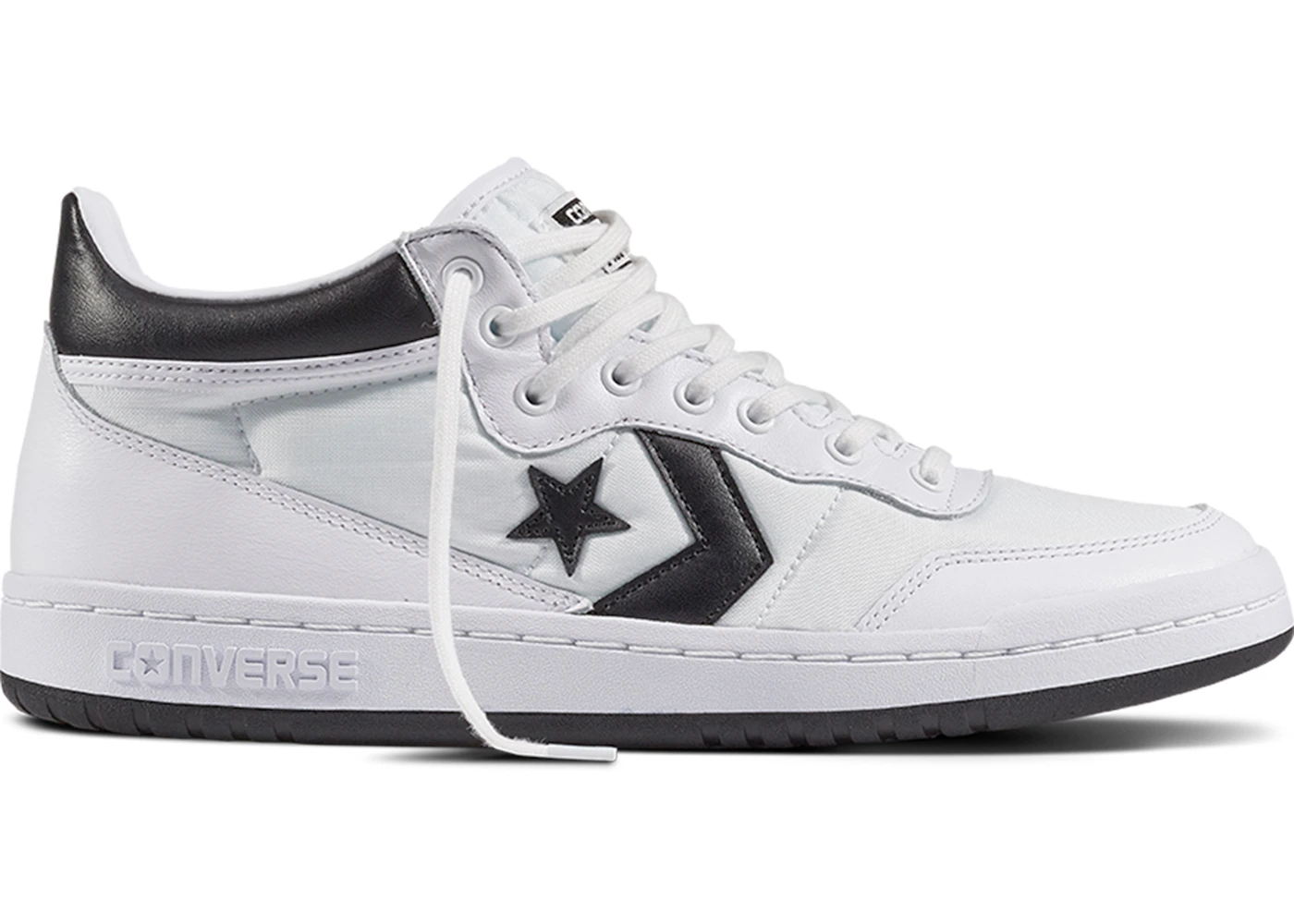 Converse Fastbreak Mid White Black Men s 157720C US
