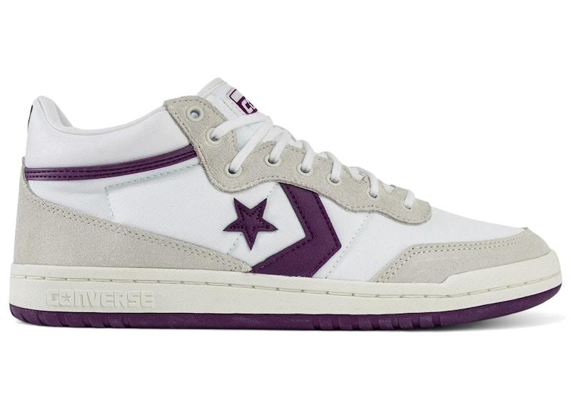 Converse Fastbreak Pro blanc moyen violet